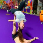 Kerri Kasem Instagram – Do something you’ve always wanted to do! @movementsanctuary 

Thanks @doctorsterling always fun hanging out… pun intended. 😉

TY @hanali.music.acro and @raffertypendery for introducing me to acro! Love you guys! 

Thanks for the video @grissellehalime 💖

#Acro #Movement #SaintPetersburg #Friends