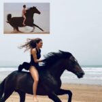 Kerri Kasem Instagram – In 1979, at the Century City movie theater on Avenue of the Stars, I watched The Black Stallion sitting next to my dad. 

At 7 years old, I already loved horses but this movie changed my life! My dad took me to see it every single weekend until it left the theaters. All I thought about and dreamed about was horses! 

I thought, one day, I will ride on my black stallion just like Alec Ramsey did in the movie, on the beach, no reins, no saddle just me and my horse. It took me over 40 years to make this dream come true… But I did it!

My life has returned to horses in such a beautiful way! Living my dream, living my best life and happier, at almost 50 years old, than ever before! 

Don’t wait, life is short. 
I put this Nike quote in my high school yearbook in 1991… 
JUST DO IT!!!

TY @yassine_cavalier for making my dream come true! 🐴❤️

#BlackStallion #Horses #Beach #liveyourdreams