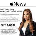 Kerri Kasem Instagram – Made @applenews…
Top 50 Entrepreneur’s to Watch 2022!

Congrats to everyone on the list! 
And especially @immytariq! 

#honored #news #applenews 
#entrepreneurlife