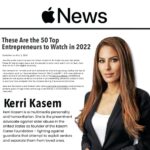 Kerri Kasem Instagram - Made @applenews... Top 50 Entrepreneur’s to Watch 2022! Congrats to everyone on the list! And especially @immytariq! #honored #news #applenews #entrepreneurlife