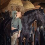 Kerri Kasem Instagram - TY @my_cavago… Comporta, Portugal was beautiful. From the beaches to the horses…. amazing! @rita.fernandes.equine.photos you are so talented, thank you for this awesome shot! @an4am #HorseBarn #Portugal #BlackHorse