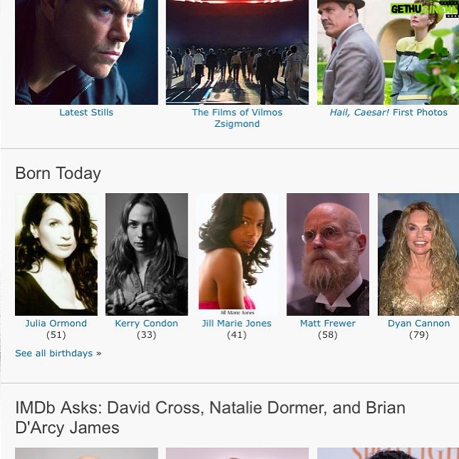 Kerry Condon Instagram - Don't believe everything you read!Not my birthday today, but thanks IMDb! ⭐️#Capricorn 🐑