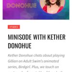 Kether Donohue Instagram - Had sooo much fun on @femtvpodcast with Melissa Girimonte @televixenmel! ❤️ Link to listen in stories and avail on @applepodcasts