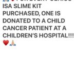 Kether Donohue Instagram - My dear friend’s beautiful 5 year old son, @geniusisa.world has been diagnosed w/ Stage 4 High Risk Neuroblastoma cancer.After years of standard care treatment that only has a 50% survival rate they FINALLY found a world renowned Pediatric Oncologist who has the right treatment for Isa&whose treatment center gives him the care&attention he deserves&needs.The entire cost is $200,000&they need to raise $15,000 BY THIS MONDAY as they are currently paying in weekly increments.Isa's genius gifts&Spirit in how he has been navigating this journey is nothing short of a miracle.HE INVENTS HIS OWN TOYS TO SHARE WITH OTHER CHILDREN CANCER PATIENTS IN THE HOSPITAL, he has been channeling music as inspiration to heal his cells&he sings to the other kids in the hospital to inspire healing.Sage's page documents their journey, but the videos in the swipe thru encapsulate Isa's Immaculate Spirit, gifts&testimony that Isa is here to inspire&heal&help others.He told his Mom he wants to start "making medicine cell music for kids.My music will heal kids&help them create healthy cells."The lyrics that flowed through him on the spot are, "I make love&my heart makes love,my heart makes love because God is in me."In one video he is called to tell his Mom one day out of the blue,”Love can never die, because Love is Alive."His Mom says ever since his diagnosis, these messages she captures of him are constantly inspired.Isa's initial intention in creating his own toys was because he wanted to uplift other children's spirits in the hospital.His unique Slime Kit is a hit with children&now he’s launching his own toy business to raise funds for his treatments&his dream is to launch a toy shop that will uplift,heal&inspire kids.Stage 4 cancer for him is not a death sentence,it is an opportunity to invent&create&heal&build something that will solve&educate&make something more beautiful than what once was, like all great inventions and memorable businesses/products.When Isa is treated, he will thrive&continue sharing his gifts w/ the world, so when you purchase one of Isa's slime kits, not only are you supporting his health,you're supporting his generational wealth.Link in bio to purchase!