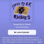 Kether Donohue Instagram - I gave TMI and I apologize in advance that we most likely ruined one of your favorite songs. Run and listen to @thecourtneyesmith and @woolyknickers’ podcast Songs my Ex Ruined🏃‍♂️🔥 it’ll crack you up and crack open your hearts. I loved getting to be on an episode talking about music, mental health & more!! 💿🎶