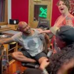 Kether Donohue Instagram - #fbf when @iambkennedy and @mscinelu played the final mix and mastered version of Stay. I’m sooooo excited to share more of what we’re working on 🙏🏼🔥🕊🥳❣️🎉🎹 🎶 🎵🎺 🎼 🎥: @next_levelmm 💗