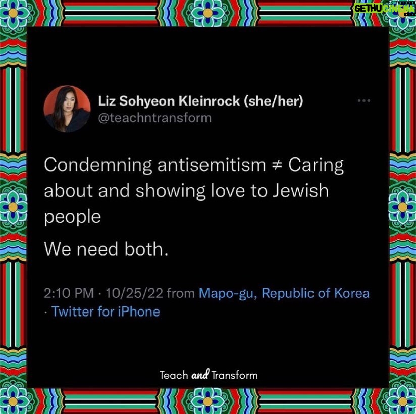 Kether Donohue Instagram - Just because something isn’t “trending” anymore doesn’t mean it isn’t a problem and that your Jewish friends and the Jewish people are not affected. Speak up and have active conversations with people in your communities offline as well. • Repost from @teachandtransform • In my antiracism workshops and talks, I often end by reminding folks that condemning racism isn’t the same thing as showing love to people of color. The same thing applies here. Beyond condemning antisemitism, we also need love and care for the Jewish community. When antisemitism stops trending online, what will your day to day allyship and advocacy look like? . Edit: This also applies to who non-Jewish folks deem as worthy and palatable. Will you still be condemning antisemitism the next time a visibly Orthodox Jew is assaulted in public?