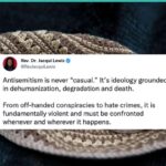 Kether Donohue Instagram - Just because something isn’t “trending” anymore doesn’t mean it isn’t a problem and that your Jewish friends and the Jewish people are not affected. Speak up and have active conversations with people in your communities offline as well. • Repost from @teachandtransform • In my antiracism workshops and talks, I often end by reminding folks that condemning racism isn’t the same thing as showing love to people of color. The same thing applies here. Beyond condemning antisemitism, we also need love and care for the Jewish community. When antisemitism stops trending online, what will your day to day allyship and advocacy look like? . Edit: This also applies to who non-Jewish folks deem as worthy and palatable. Will you still be condemning antisemitism the next time a visibly Orthodox Jew is assaulted in public?