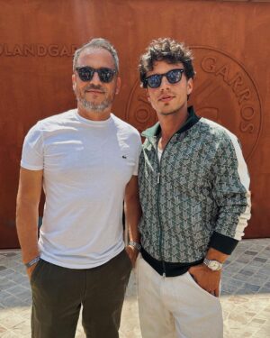 Kevin Dias Instagram - 🐊🤍🎾 Thank you @lacoste for making one of my dad's dreams come true ! @rolandgarros