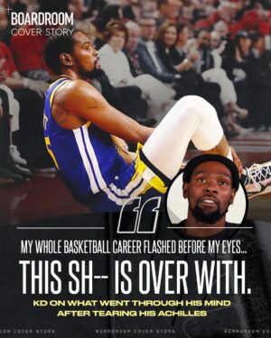 Kevin Durant Instagram - KD thought his career was over after he tore his Achilles in the 2019 NBA Finals. Watch the FULL @boardroom cover story NOW in the B/R app – link in bio