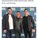 Kevin Harrington Instagram - @brandontadams The Dream Team. Featured in USA Today. Grateful 🙏 #usatoday #inthenews #sharks #dreamteam