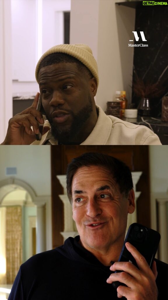 Kevin Hart Instagram - Just a friendly phone call between two @MasterClass instructors… @kevinhart4real’s class. @mcuban’s new class. Tomorrow.