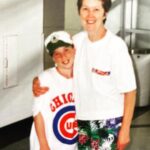 Kevin Patrick Egan Instagram - Excited to be joining the @appletv MLB broadcast from Wrigley Field this afternoon for the Cubs-Rangers game. Will be popping on to chat a little MLS ahead of the Chicago Fire vs Minnesota United game tomorrow. My lovely Ma is from Chicago, so I’ve been reppin’ Cubbies since birth 😆 Love this old pic with my Dad, Liam, and my sis, Julie. #Cubs #MLB #MLS #cf97 #MNUFC