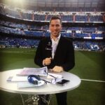 Kevin Patrick Egan Instagram - Hosting from the sidelines of the Santiago Bernabéu in Madrid, and the Camp Nou in Barcelona. These are from the peak years of Messi vs Ronaldo, MSN vs BBC. Always grateful for these unforgettable experiences. #LaLiga is back! Enjoy 🇪🇸⚽️♥️ Madrid, Spain