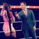 Kevin Patrick Egan Instagram - Lovely little chat in the ring on Raw with the EST, @biancabelairwwe. The champ is an absolute gem. Keep crushing it Bianca 🙌🏼 #WWERaw #WWE