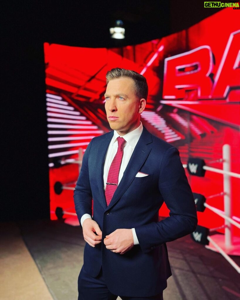 Kevin Patrick Egan Instagram - 🎥 3, 2, 1 …..😁 #WWE #WWERAW