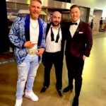 Kevin Patrick Egan Instagram - Backstage chatting all things Wrestlemania and a little Soccer Lombardi with the teammates @patmcafeeshow & @rosenbergradio 😆 Two brilliant fellas! All the best to Paddy Mc in the ring today!!! #wrestlemania #WWE AT&T Stadium