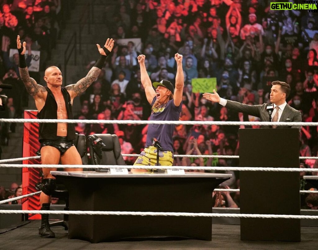Kevin Patrick Egan Instagram - Jeopardy got nuuuuthin on us! Denver was bouncing on Monday night! Incredible atmosphere, especially when @randyorton bagged the win! #WWERaw #WWE Denver, Colorado