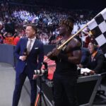 Kevin Patrick Egan Instagram - How could you not be smiling next to @ronkillings1?! Loving life on Monday Night Raw ♥️ #WWERaw 📸 @johnnyphotowwe Cincinnati, Ohio