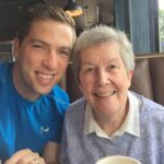 Kevin Patrick Egan Instagram - We’re saying goodbye to our sweet Maisie in Chicago. My beloved Grama. My friend. A classy lady that lived 90 years, and laughed and loved every step of the way. She had a way about her that was such a gift, because you always felt high on life after spending time with her. We lived together for a couple of months when I first moved to Chicago in 2009. Her love and encouragement absolutely kept me going at a time when I found it so difficult to find a TV job in America. I remember the smell of coffee and bacon was what I’d usually wake up to. And the laughs and chats watching David Letterman over a glass of vino was how we’d end our day. Maisie was a hallmark movie Grama. So warm, so generous, and always there for her family and friends. My Grampa Jack passed away 25 years ago, yet sometimes you’d think he was still there by the way Maisie spoke about him with her bright, infectious smile. Jack was the love of her life. I’d love to think they’re waltzing away on a dance floor upstairs right about now. You were a treasure, Grama. Love you ♥️