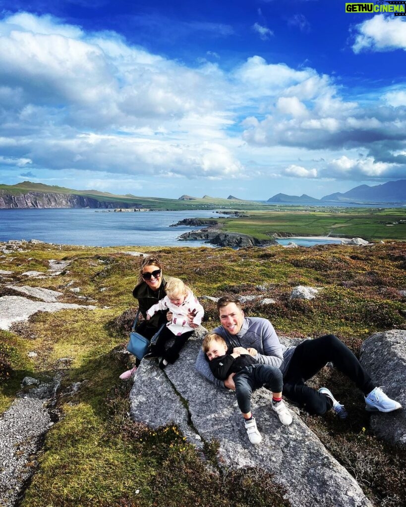 Kevin Patrick Egan Instagram - Gutted to be missing #WWERaw in KC later, especially after that epic show in Cardiff! Thanks to the brilliant @meganmorantwwe for kindly stepping in. We’re in Ireland for my brothers wedding. Family time, it’s good for the soul. Grateful boy. Cheers from the Dingle Peninsula 💚 Dingle Peninsula, Kerry, Ireland.