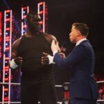 Kevin Patrick Egan Instagram - Confirming Omos is one angry giant. He’s nearly as big as this week. Next up: #WrestleMania #wweraw #Omos #BobbyLashley #WWE