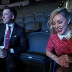 Kevin Patrick Egan Instagram - Monday Night Lols with my backstage bud @sarahschreiber. Soaking up the arena before the madness takes over. 📸 @themattycox #WWERaw #WWE Indianapolis, Indiana