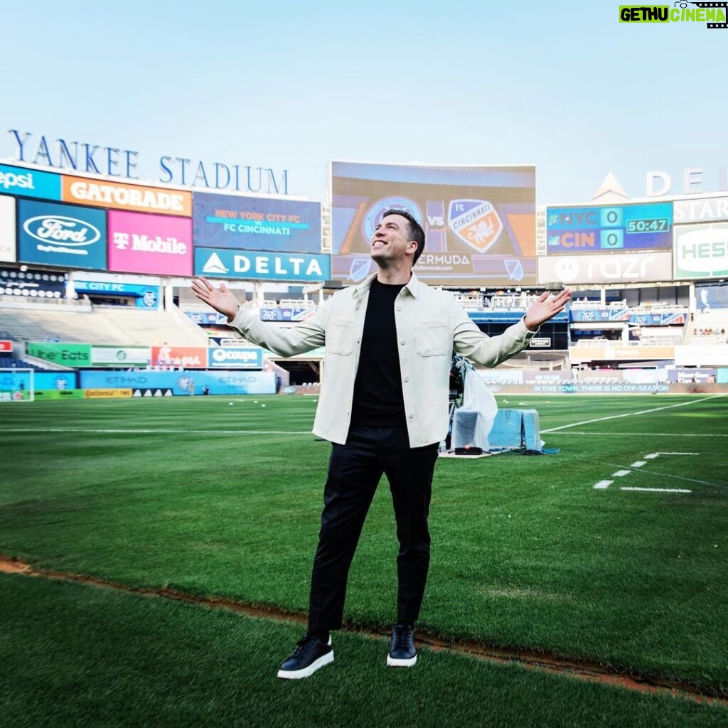 Kevin Patrick Egan Instagram - Swapping the stadium for the studio tomorrow in NYC, hosting MLS 360 on Apple TV. Chatting Messi and bouncing between 12 matches. Get involved #MLS360 😁⚽️♥️ Yankee Stadium