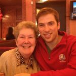 Kevin Patrick Egan Instagram - We’re saying goodbye to our sweet Maisie in Chicago. My beloved Grama. My friend. A classy lady that lived 90 years, and laughed and loved every step of the way. She had a way about her that was such a gift, because you always felt high on life after spending time with her. We lived together for a couple of months when I first moved to Chicago in 2009. Her love and encouragement absolutely kept me going at a time when I found it so difficult to find a TV job in America. I remember the smell of coffee and bacon was what I’d usually wake up to. And the laughs and chats watching David Letterman over a glass of vino was how we’d end our day. Maisie was a hallmark movie Grama. So warm, so generous, and always there for her family and friends. My Grampa Jack passed away 25 years ago, yet sometimes you’d think he was still there by the way Maisie spoke about him with her bright, infectious smile. Jack was the love of her life. I’d love to think they’re waltzing away on a dance floor upstairs right about now. You were a treasure, Grama. Love you ♥️