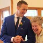 Kevin Patrick Egan Instagram - We’re saying goodbye to our sweet Maisie in Chicago. My beloved Grama. My friend. A classy lady that lived 90 years, and laughed and loved every step of the way. She had a way about her that was such a gift, because you always felt high on life after spending time with her. We lived together for a couple of months when I first moved to Chicago in 2009. Her love and encouragement absolutely kept me going at a time when I found it so difficult to find a TV job in America. I remember the smell of coffee and bacon was what I’d usually wake up to. And the laughs and chats watching David Letterman over a glass of vino was how we’d end our day. Maisie was a hallmark movie Grama. So warm, so generous, and always there for her family and friends. My Grampa Jack passed away 25 years ago, yet sometimes you’d think he was still there by the way Maisie spoke about him with her bright, infectious smile. Jack was the love of her life. I’d love to think they’re waltzing away on a dance floor upstairs right about now. You were a treasure, Grama. Love you ♥️