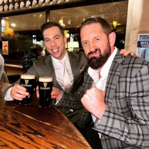 Kevin Patrick Egan Instagram - Monday Night Raw has been on the air for over 30 years, and last night was the first time you didn’t hear an American accent on commentary. Thanks for allowing this Irishman and Englishman the honor of teaming up! Great pleasure working with you, @stubennettofficial 👊🏼 

#WWERAW @wwe