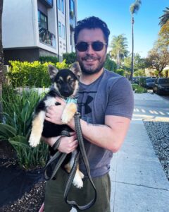 Kevin Ryan Instagram - Introducing ALI to the world:) She is nearly 11 weeks young & proudly I say… my new puppy!! Copper had an incredible journey and here’s to Ali & what’s ahead! I rescued her from @westsidegsr an organization I have supported for many years. Thank you to the incredibly kind & generous staff for taking care of Ali & for all their hard work on the daily, you guys are hero’s! #puppy #germanshepherd #gsd #gsdofig #gs #delighted Los Angeles, California