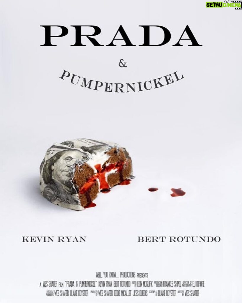 Kevin Ryan Instagram - Screening ‘Prada & Pumpernickel’ next Wednesday Feb 22nd in Dublin. This is an hilarious & brilliant piece of writing by @blakeroyster while directed by the talented as F%#k Wes Shafer @wellyouknowwes Such an honor to be placed acting opposite @brotundo If you are interested in coming along to see it DM me or the guys;) Thanks so much for the continued support! We shot in New York December 22’ & post production was done in Ireland #shortfilm #film #ireland #filmindustry #irish #independentfilm #acting #actor #dublin @screenireland @screenproducersireland @iftaacademy @screenguilds @tourismireland @irelandinla @cultureireland @ireland Dublin, Ireland