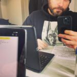Kevin Ryan Instagram – Back in the office… Shooting #HarryWild  Representing the pup 🐕