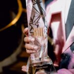 Khalid Instagram - thank you so much @bmi for this honor 🖤 I’ll hold this night close to my heart always Beverly Hills, California