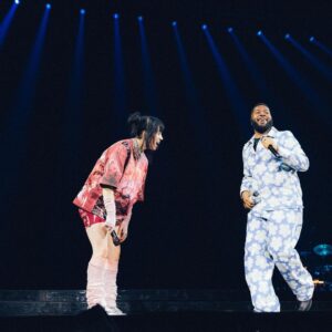 Khalid Instagram - what a lovely night @billieeilish