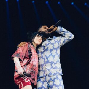 Khalid Instagram - what a lovely night @billieeilish