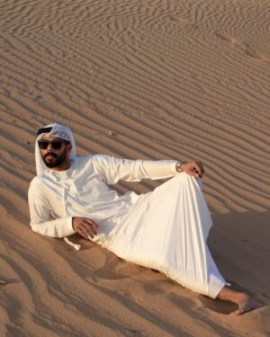 Khalifa Al Bahri Instagram - 🏜💁🏽‍♂️ مودل بصحراء