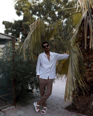 Khalifa Al Bahri Instagram - Mustache make vibes 👨🏻🌴