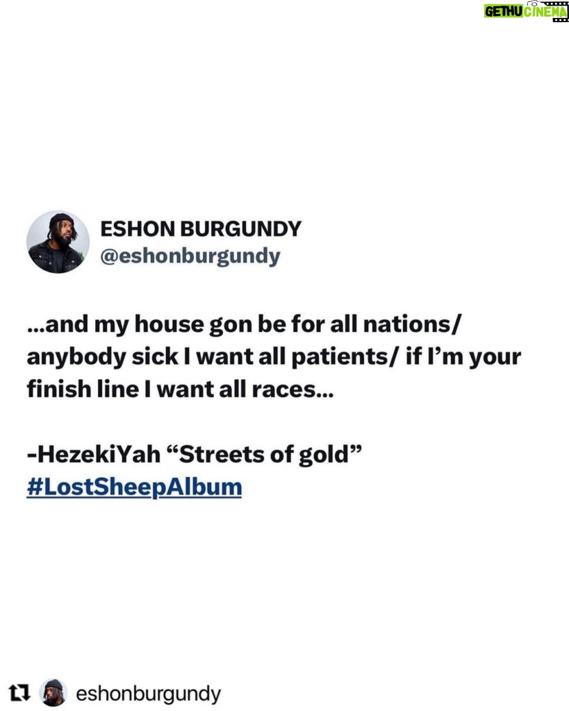 Khulu M. Skenjana Instagram - #Repost @eshonburgundy ・・・ The ones they overlooked/ same one the Father chose…oh Yashra’el!!!