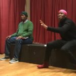 Khulu M. Skenjana Instagram - Kubuhlungu……..it really hurts 😪🙁💔 The late great Maestro Of Theatre Mncedisi Baldwin Shabangu played The Voice of God in our 1st and only production i had the honour and blessing to share a stage with him on, now today i am thanking God for his life and the wealth of knowledge and inspiration he imparted on myself and others. i also can’t help but cry out to The Most High that it is not fair for Him to have allowed Mncedisi to pass away so soon because of all the amazing work we hoped to execute, but alas, like a thief in night death took you from us. Death be not proud because you have not succeeded in taking away my hope that my brother uBhele has transcended to be with our Heavenly Father. #RestInPeaceMncedisiBaldwinShabangu #LalaNgoXoloBhele