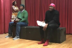 Khulu M. Skenjana Instagram - Kubuhlungu……..it really hurts 😪🙁💔 The late great Maestro Of Theatre Mncedisi Baldwin Shabangu played  The Voice of God in our 1st and only production i had the honour and blessing to share a stage with him on, now today i am thanking God for his life and the wealth of knowledge and inspiration he imparted on myself and others. i also can’t help but cry out to The Most High that it is not fair for Him to have allowed Mncedisi to pass away so soon because of all the amazing work we hoped to execute, but alas, like a thief in night death took you from us. Death be not proud because you have not succeeded in taking away my hope  that my brother uBhele has transcended to be with our Heavenly Father. #RestInPeaceMncedisiBaldwinShabangu #LalaNgoXoloBhele