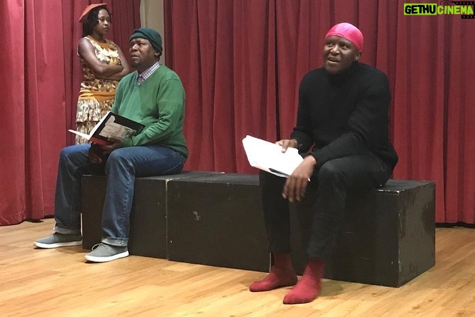 Khulu M. Skenjana Instagram - Kubuhlungu……..it really hurts 😪🙁💔 The late great Maestro Of Theatre Mncedisi Baldwin Shabangu played The Voice of God in our 1st and only production i had the honour and blessing to share a stage with him on, now today i am thanking God for his life and the wealth of knowledge and inspiration he imparted on myself and others. i also can’t help but cry out to The Most High that it is not fair for Him to have allowed Mncedisi to pass away so soon because of all the amazing work we hoped to execute, but alas, like a thief in night death took you from us. Death be not proud because you have not succeeded in taking away my hope that my brother uBhele has transcended to be with our Heavenly Father. #RestInPeaceMncedisiBaldwinShabangu #LalaNgoXoloBhele