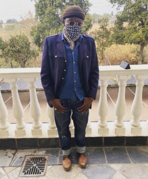 Khulu M. Skenjana Instagram - #KindaBlue #DenimTuesday