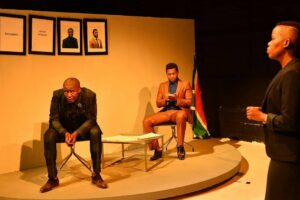 Khulu M. Skenjana Instagram - @markettheatre Honorable Capable Mghobozi, the nyisit ...taking the audience through a very hectic emotional rollercoaster last night. If you missed the last few shows, you still have time to get yourself and a friend a ticket.
.
The feedback we have been getting thus far has been amazing, makes every moment worth it. Come watch me bring this very provocative character to life at @markettheatre Fri - Sat 8pm Sunday 3pm #AfricasFinest #VivaThePartyViva #NowAndAlways #markettheatre