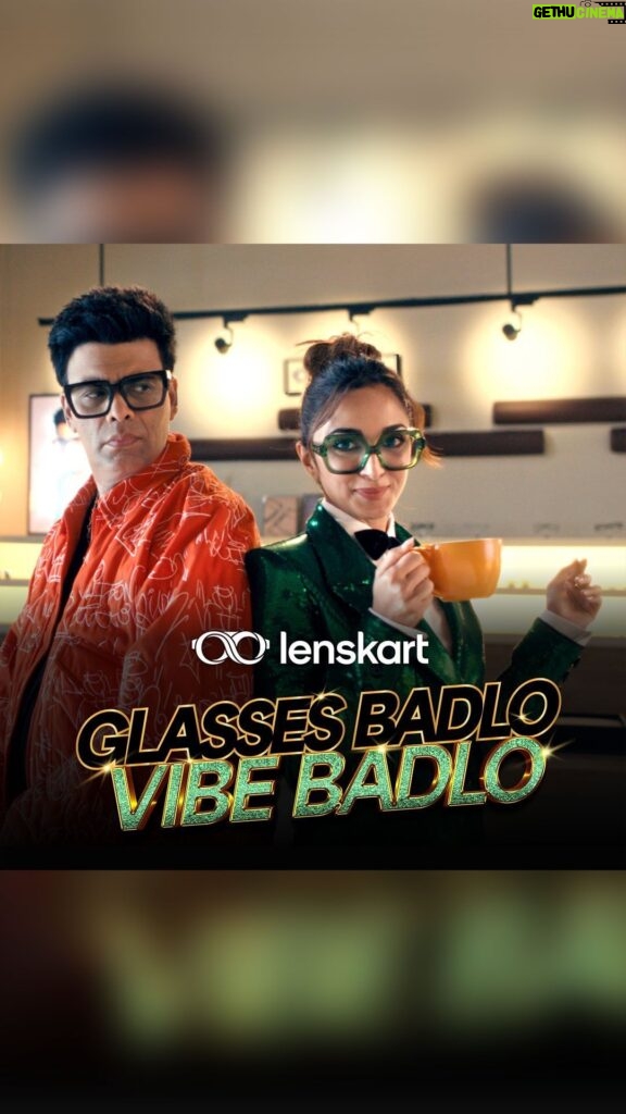 Kiara Advani Instagram - Say toooodles to your old glasses because…. It’s time for ‘Glasses Badlo, Vibe Badlo’ with @lenskart. 😎⚡Stay tuned because there’s more fun incoming. 🤭 @karanjohar PS: Tussi jao and build your collection now! #GlassesBadloVibeBadlo #Lenskart #ad