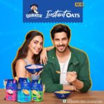 Kiara Advani Instagram - Can’t stop craving for this tasty flavourful bowl of Oats! Introducing the new Quaker Instant Oats - delicious wholegrain goodness, ready in just 3 minutes! Nutritious Oats, Ab bane Delicious! @Quaker_india #Ad #Quaker #QuakerInstantOats #delicious
