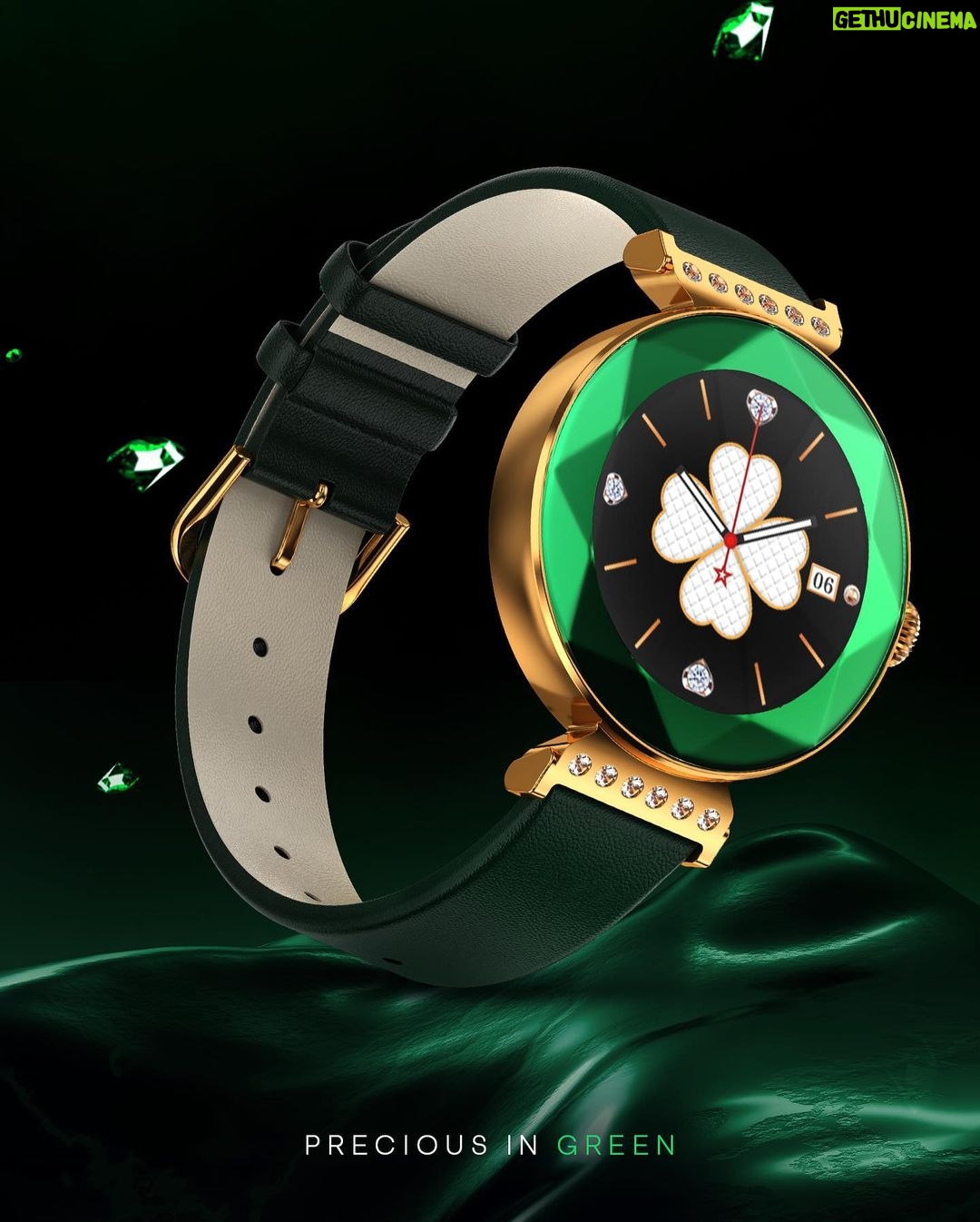 Kiara Advani Instagram - The one #PreciousInGreen ππ The all-new #FireBoltt #Emerald smartwatch for women is here to ensure every second counts towards their desire. β¨ Launching on 10th August on fireboltt.com and your nearest offline stores. #NewLaunch #Fireboltt #Emerald #ad