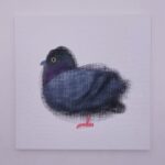Kid Koala Instagram - Original Painting Pigeon Apt. Windowsill 582 is now at the shop! 🐦🖼️ https://kidkoala.com/product/original-painting-pigeon-windowsill-apt-582/