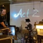 Kid Koala Instagram - We are at HQ doing light and camera checks for Nufonia rehearsals @nufonia_must_fall returns to the stage this year. 🎉 performance dates in select cities announcing soon! kidkoala.com/tour #NufoniaMustFall